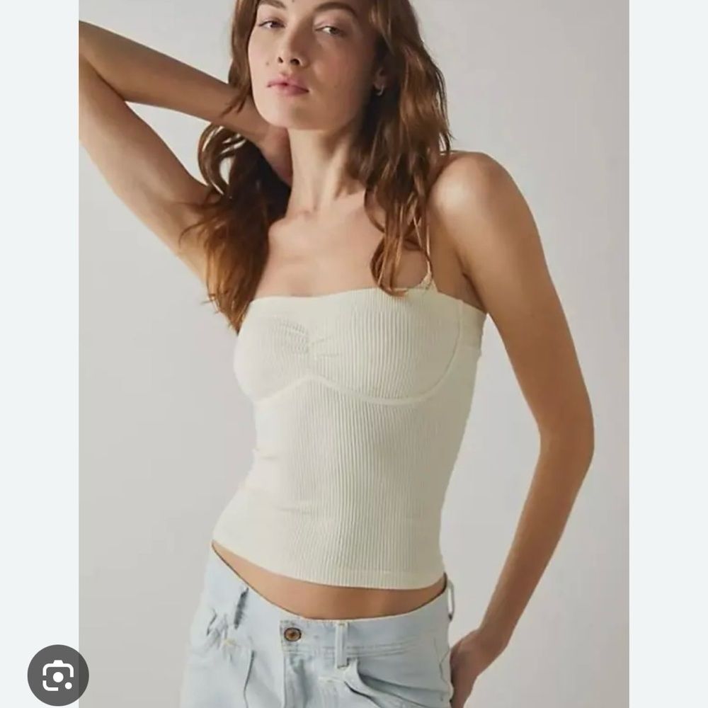NWT Free People Meg Seamless Tube Top